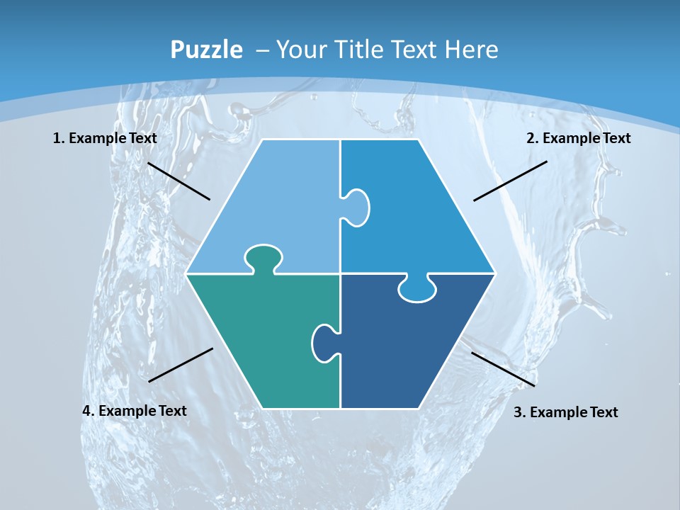 Pattern Wet Isolated PowerPoint Template