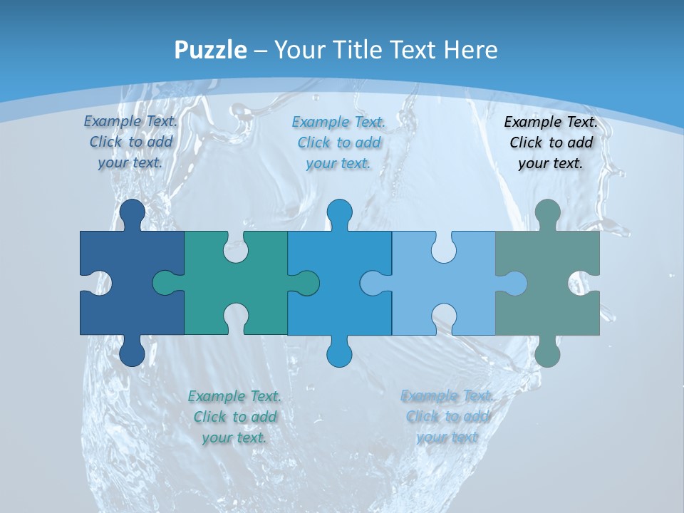 Pattern Wet Isolated PowerPoint Template