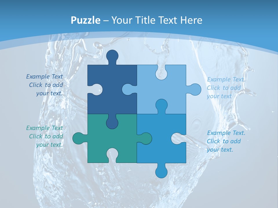 Pattern Wet Isolated PowerPoint Template