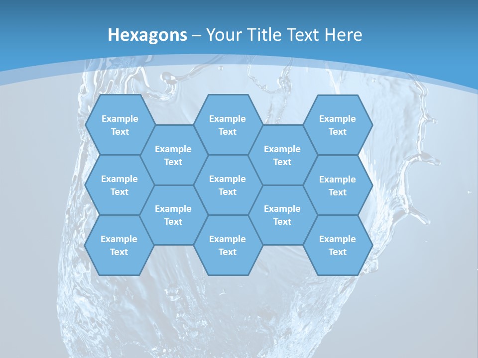 Pattern Wet Isolated PowerPoint Template