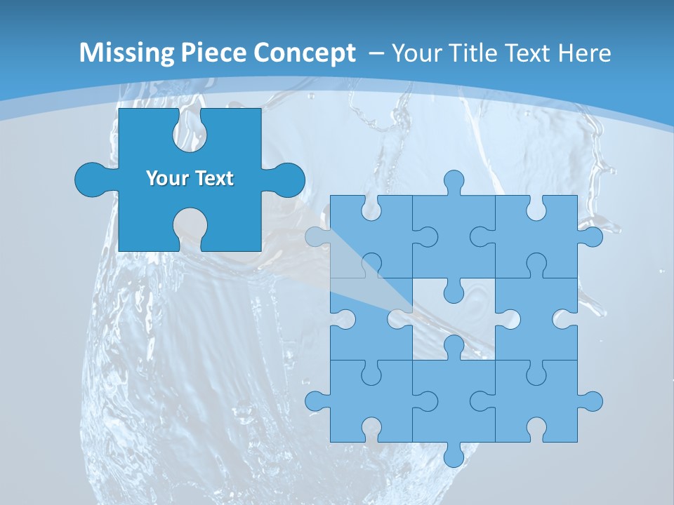 Pattern Wet Isolated PowerPoint Template