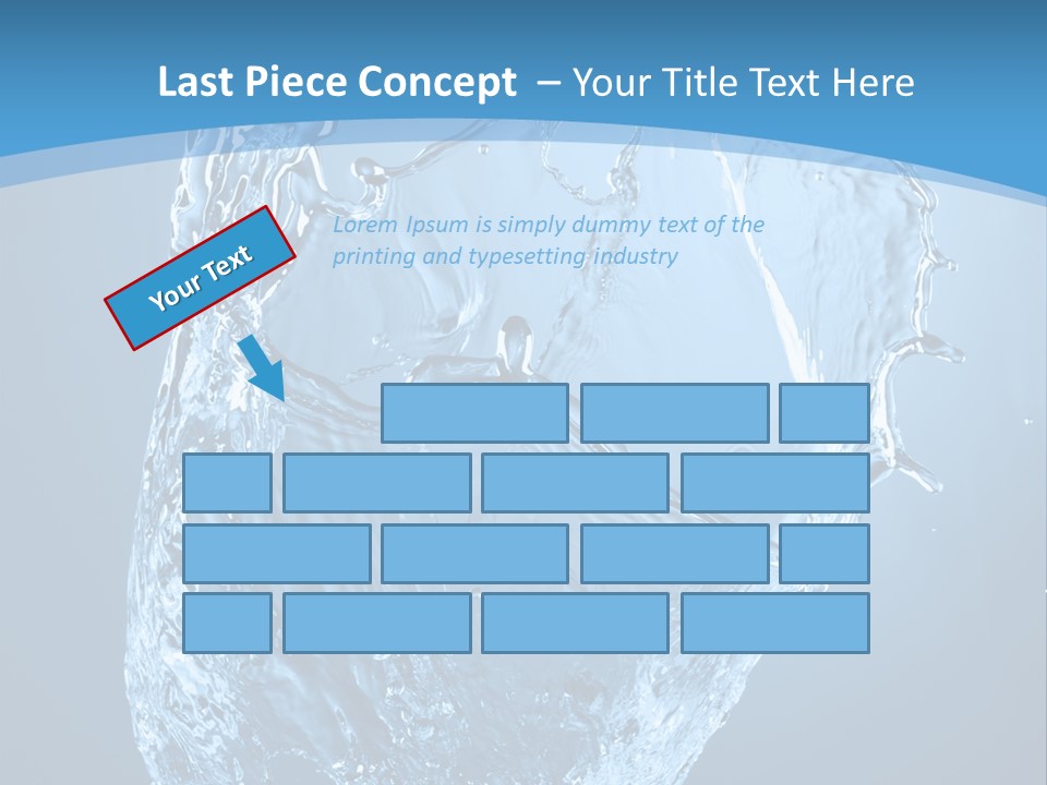 Pattern Wet Isolated PowerPoint Template