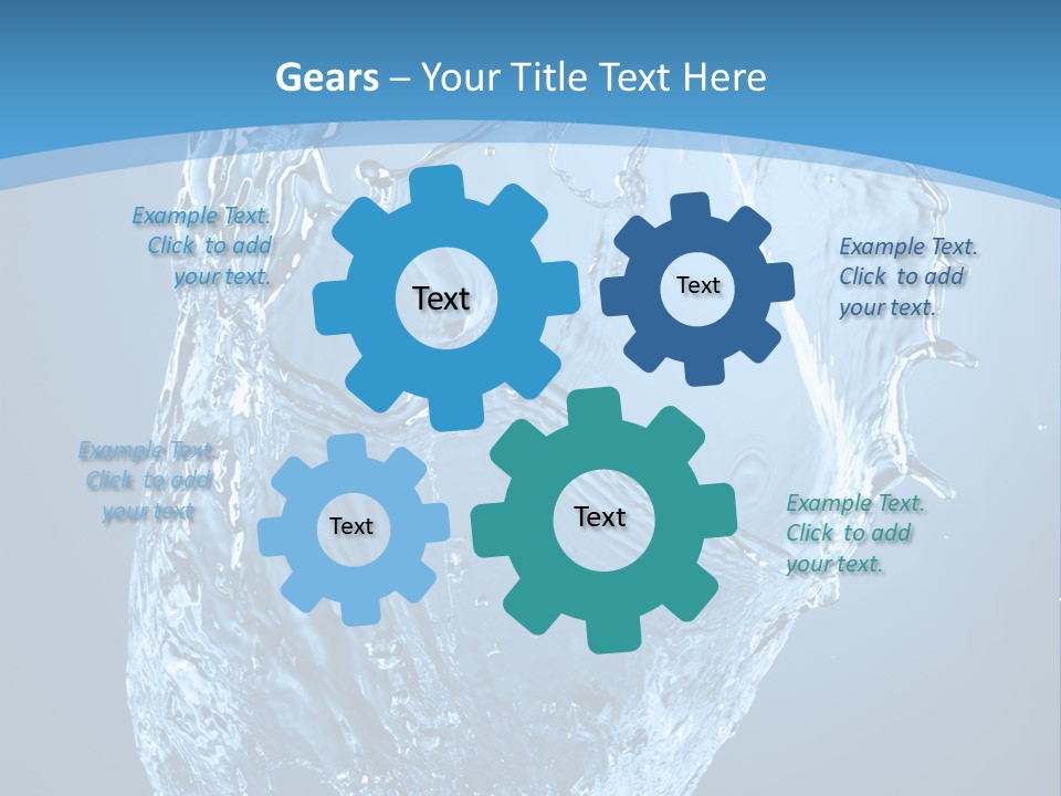Pattern Wet Isolated PowerPoint Template