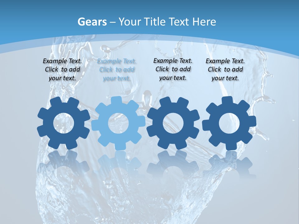 Pattern Wet Isolated PowerPoint Template