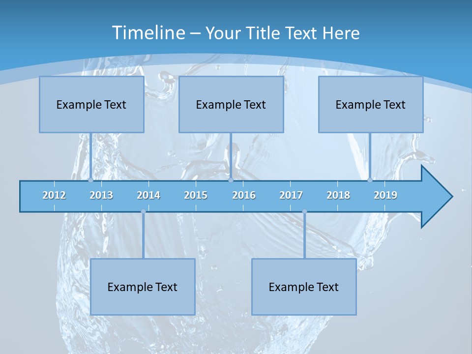 Pattern Wet Isolated PowerPoint Template