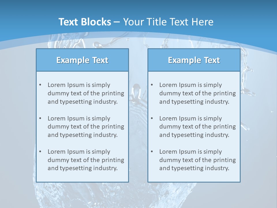 Pattern Wet Isolated PowerPoint Template