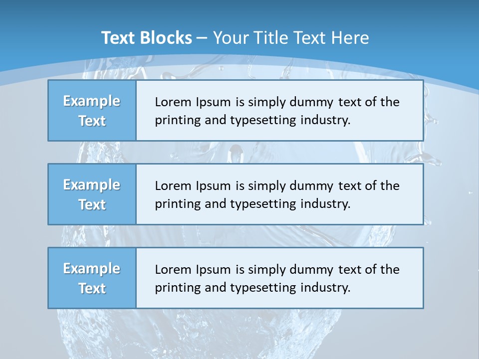 Pattern Wet Isolated PowerPoint Template