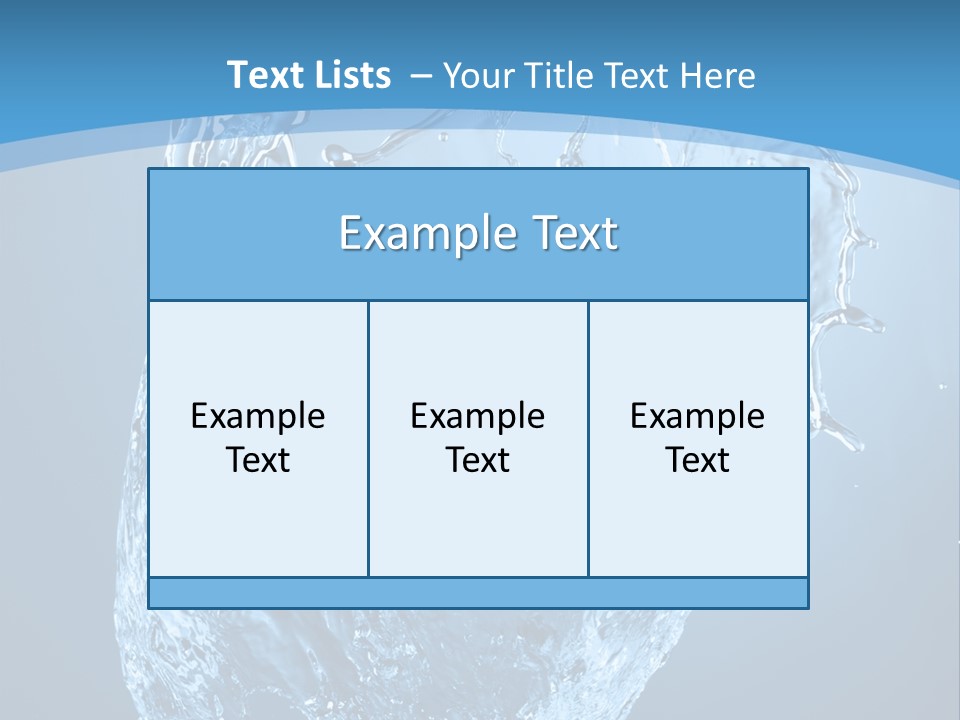 Pattern Wet Isolated PowerPoint Template