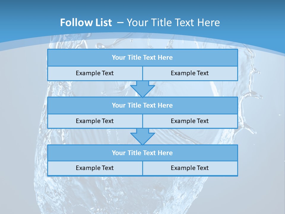 Pattern Wet Isolated PowerPoint Template