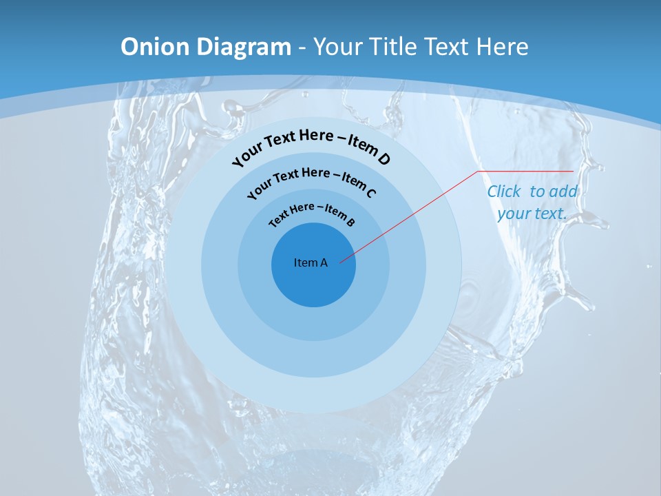 Pattern Wet Isolated PowerPoint Template