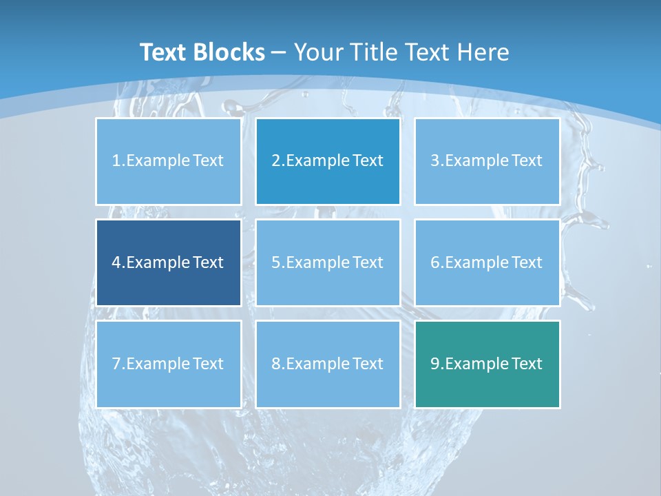 Pattern Wet Isolated PowerPoint Template