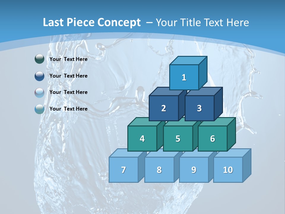 Pattern Wet Isolated PowerPoint Template
