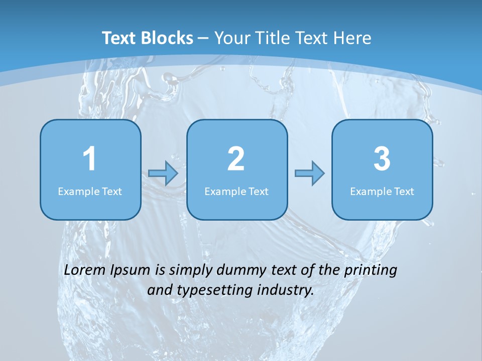 Pattern Wet Isolated PowerPoint Template