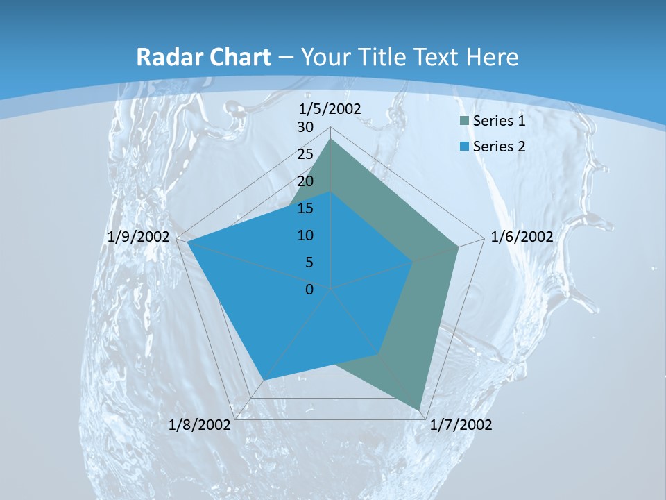 Pattern Wet Isolated PowerPoint Template