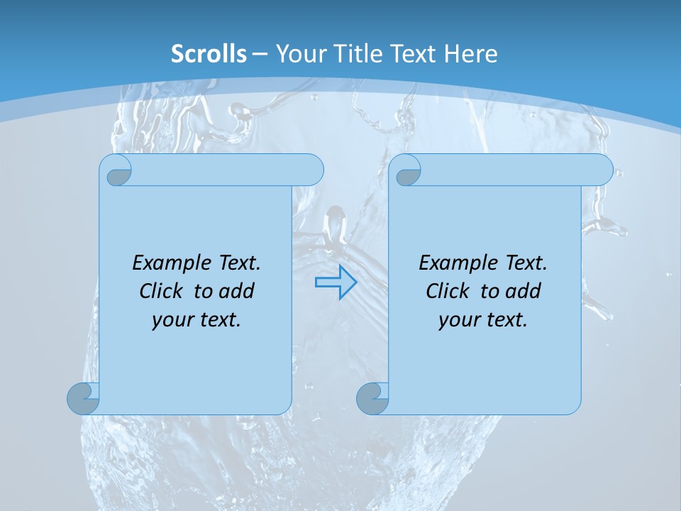 Pattern Wet Isolated PowerPoint Template