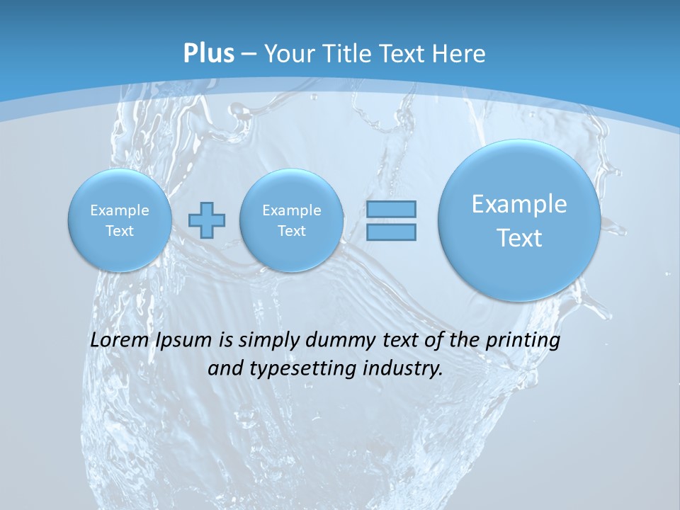 Pattern Wet Isolated PowerPoint Template