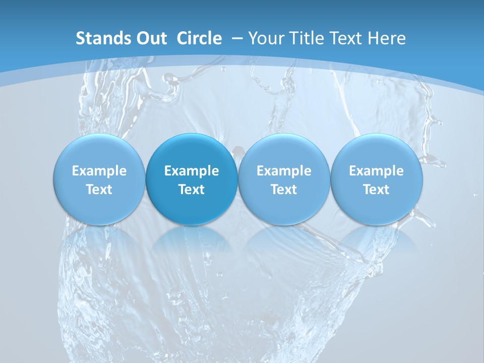 Pattern Wet Isolated PowerPoint Template