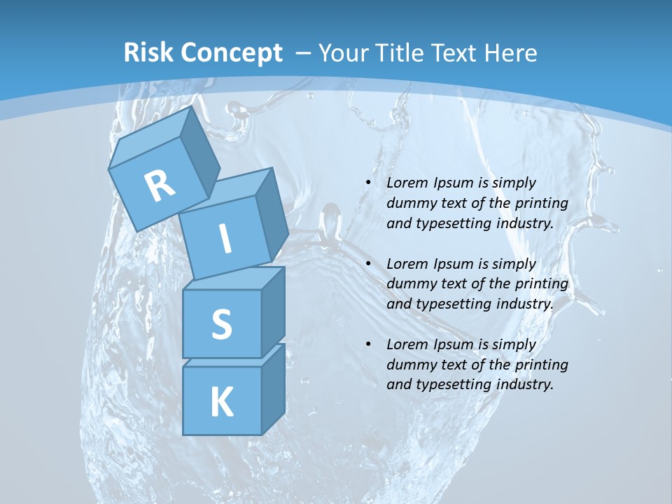 Pattern Wet Isolated PowerPoint Template