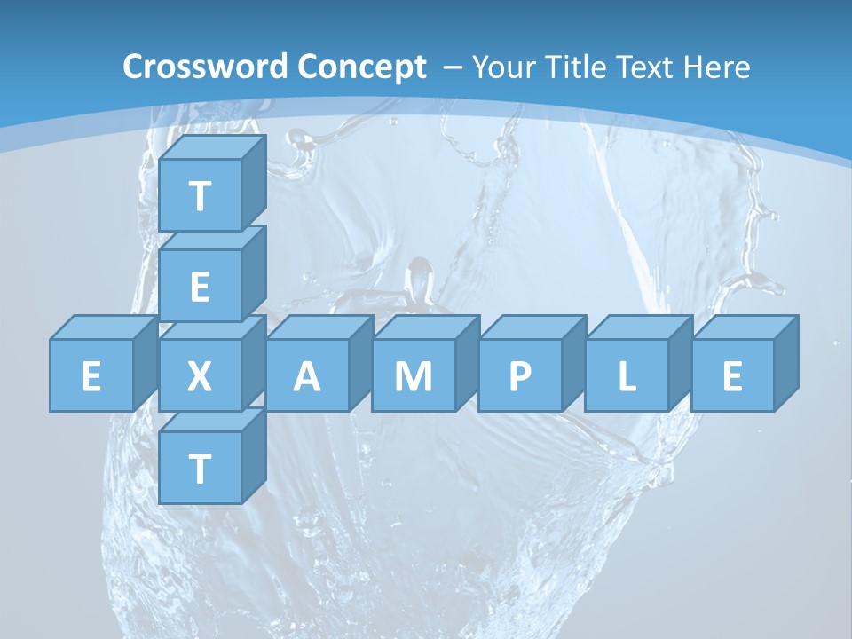 Pattern Wet Isolated PowerPoint Template