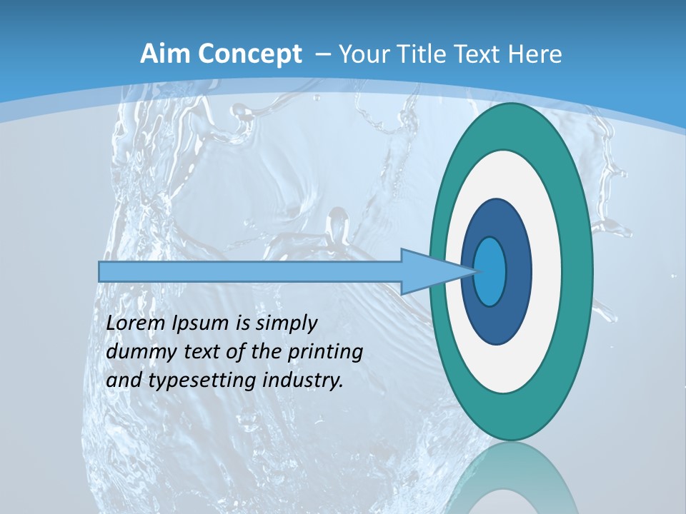 Pattern Wet Isolated PowerPoint Template