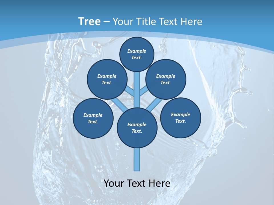 Pattern Wet Isolated PowerPoint Template
