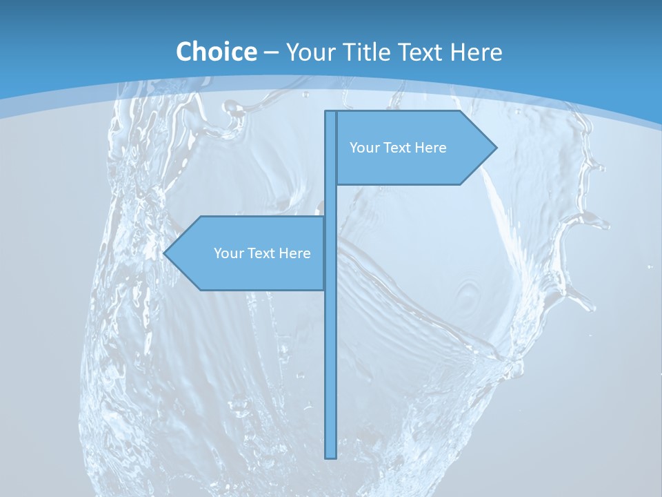Pattern Wet Isolated PowerPoint Template
