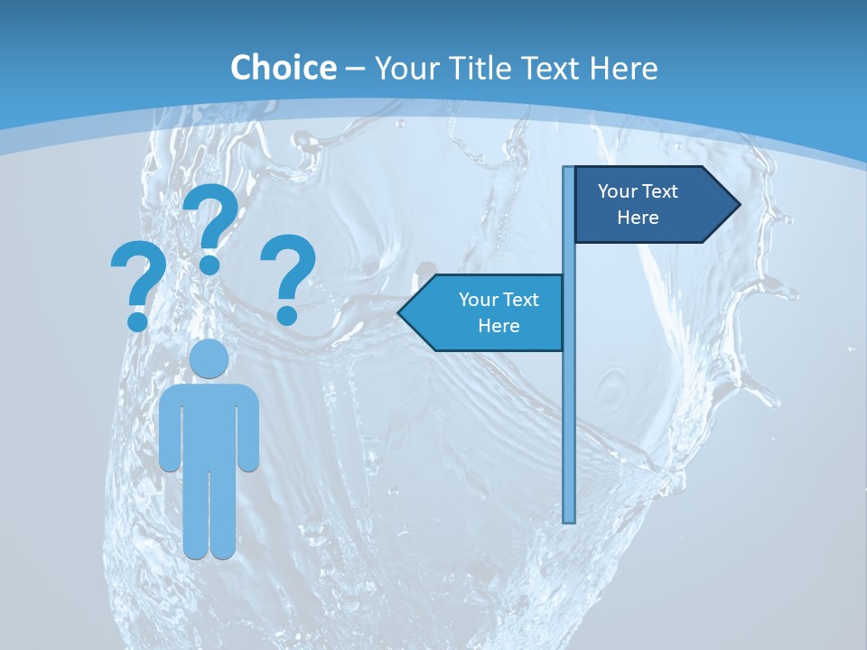 Pattern Wet Isolated PowerPoint Template