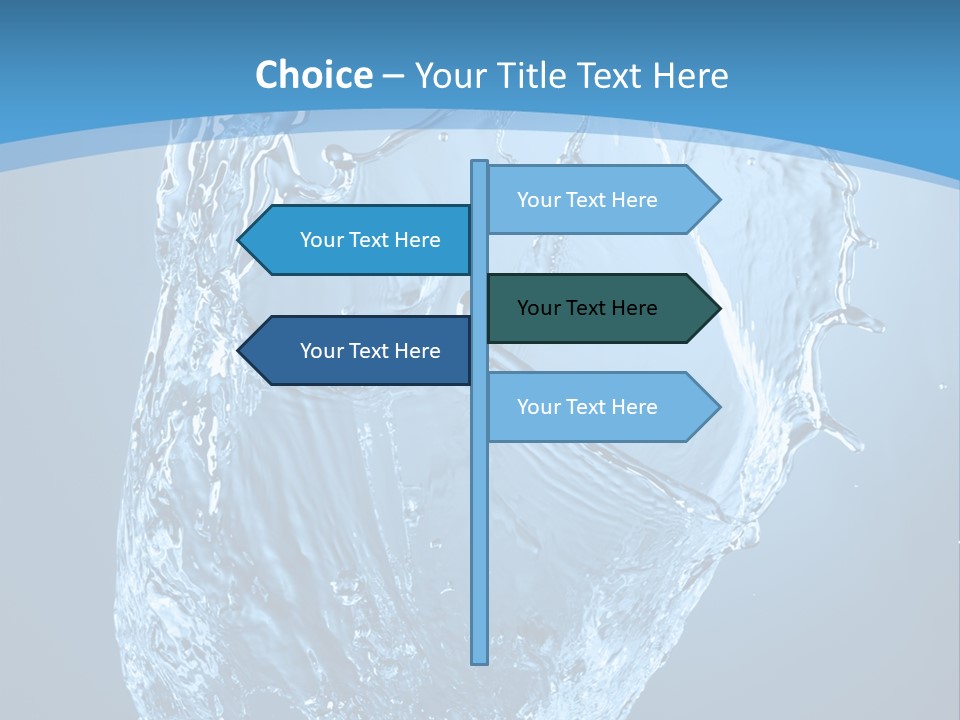 Pattern Wet Isolated PowerPoint Template