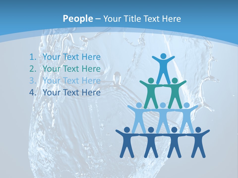 Pattern Wet Isolated PowerPoint Template