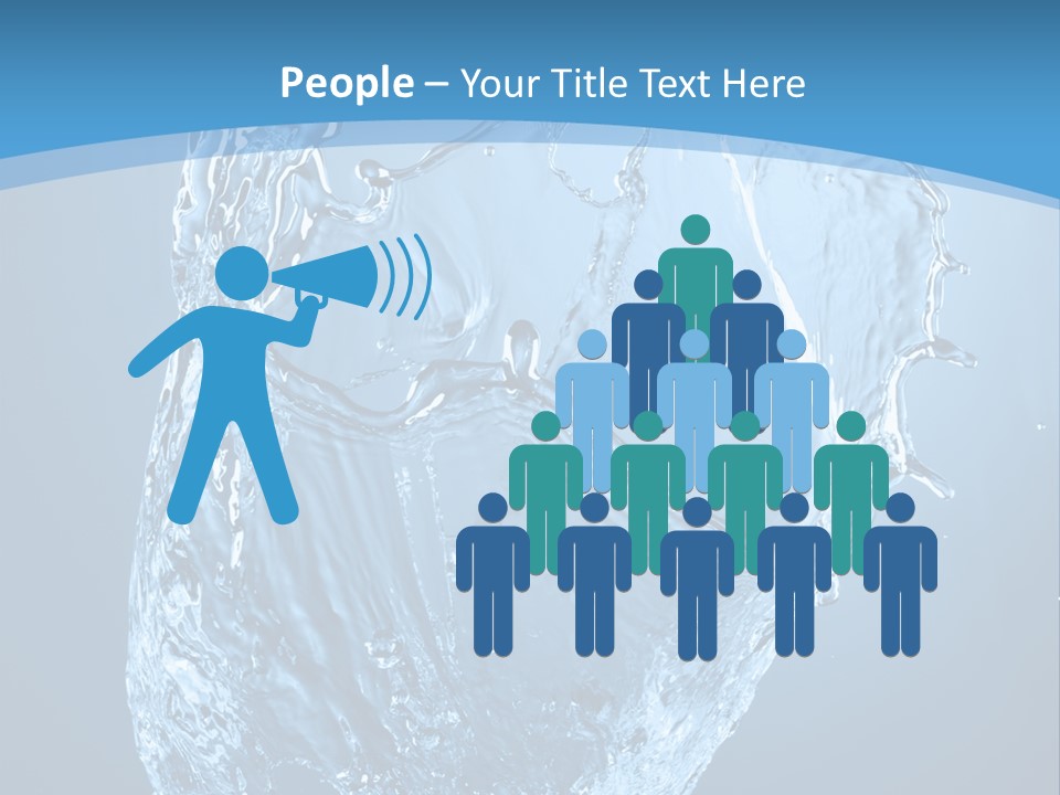 Pattern Wet Isolated PowerPoint Template