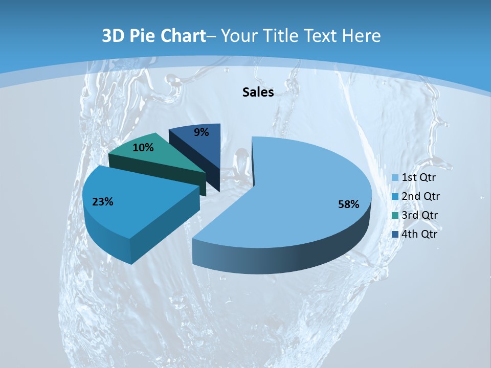 Pattern Wet Isolated PowerPoint Template