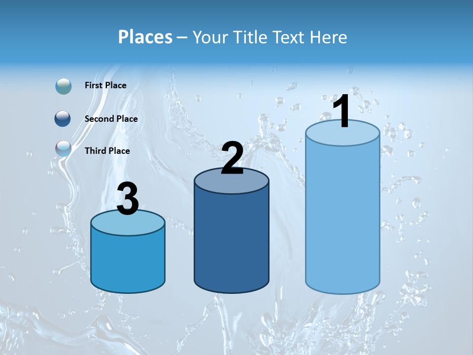 Water Splashes PowerPoint Template