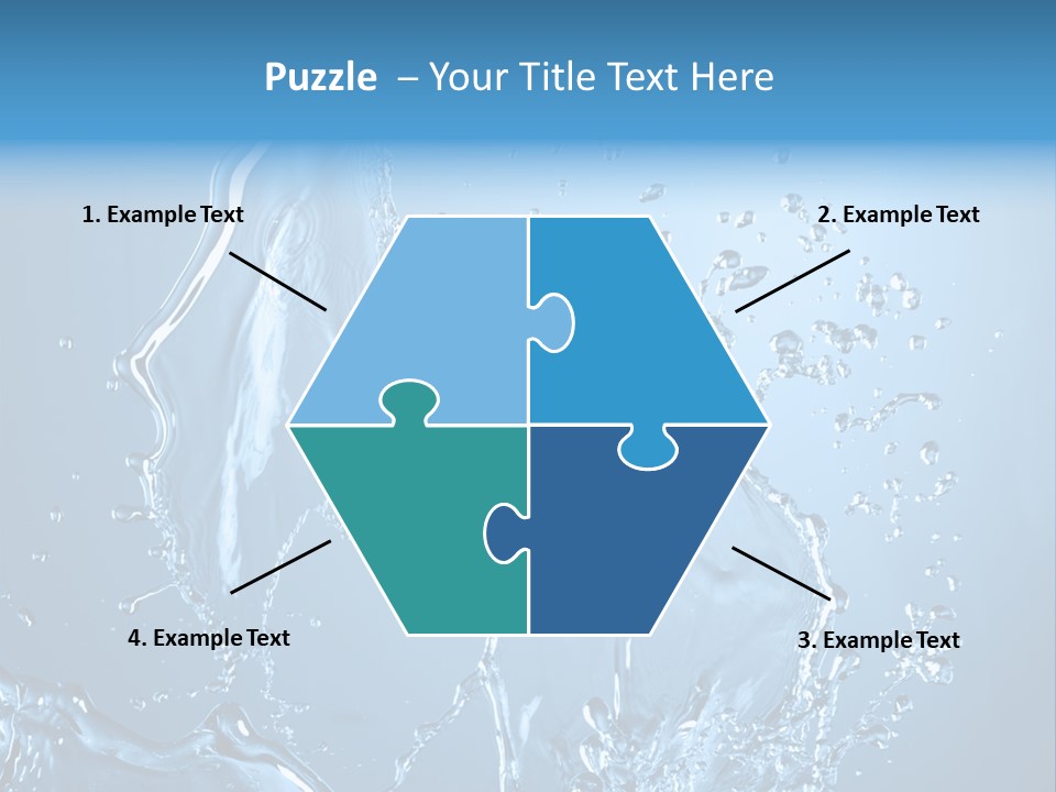 Water Splashes PowerPoint Template