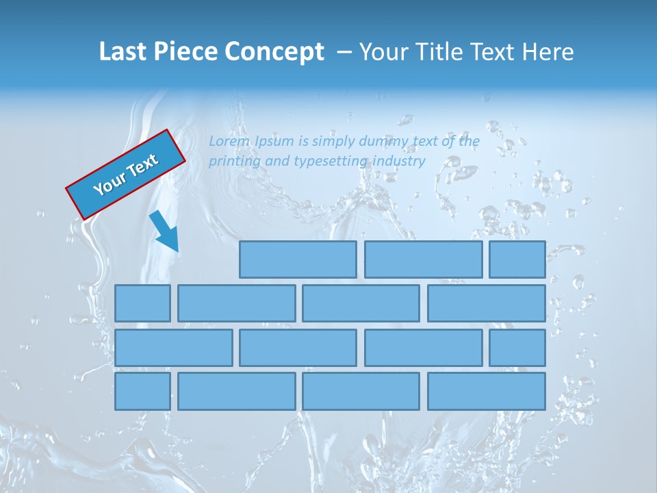 Water Splashes PowerPoint Template
