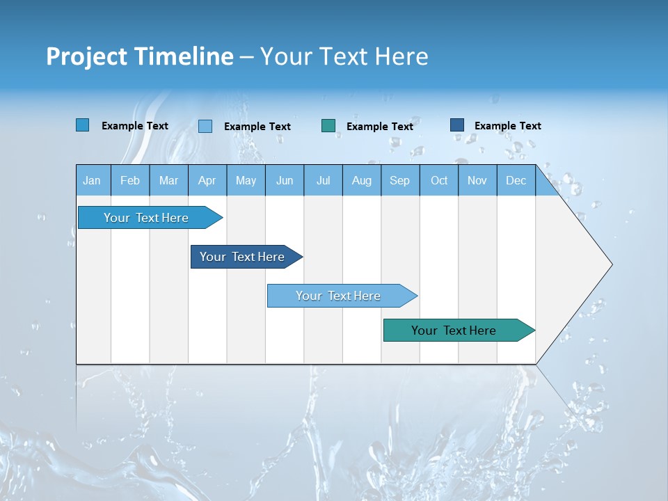 Water Splashes PowerPoint Template