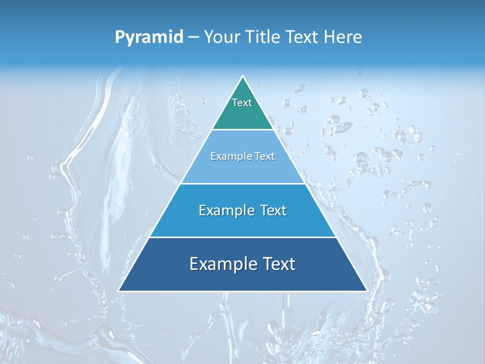 Water Splashes PowerPoint Template