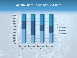 Water Splashes PowerPoint Template