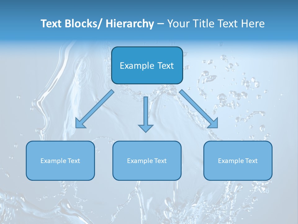 Water Splashes PowerPoint Template