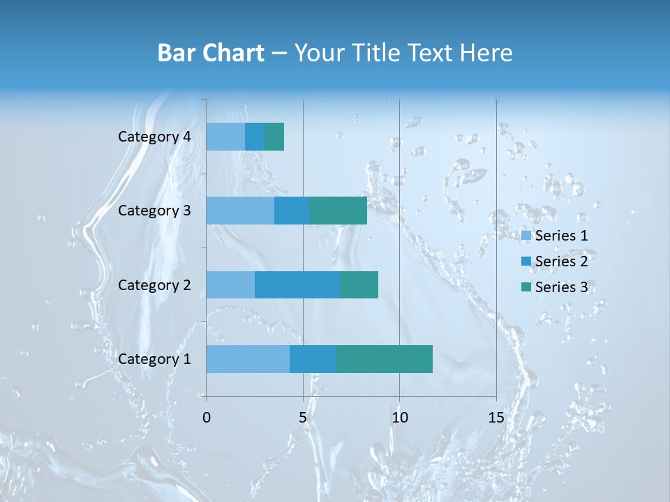 Water Splashes PowerPoint Template