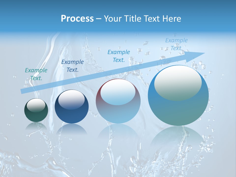 Water Splashes PowerPoint Template
