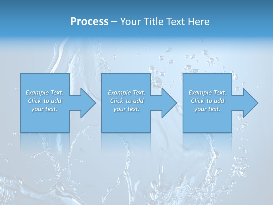 Water Splashes PowerPoint Template