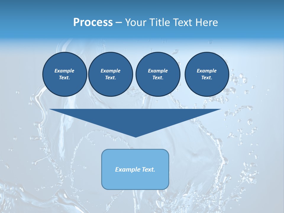 Water Splashes PowerPoint Template