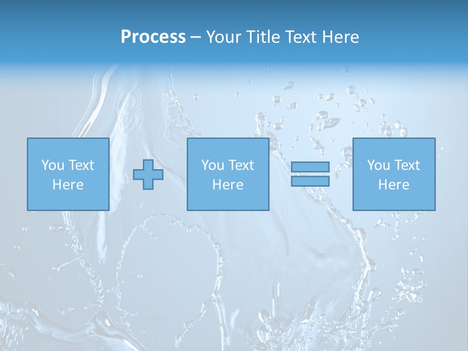 Water Splashes PowerPoint Template