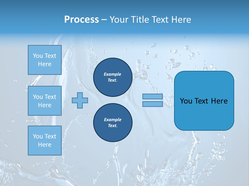 Water Splashes PowerPoint Template