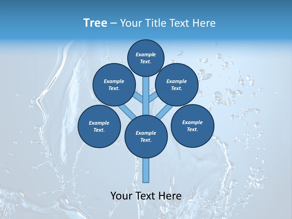 Water Splashes PowerPoint Template