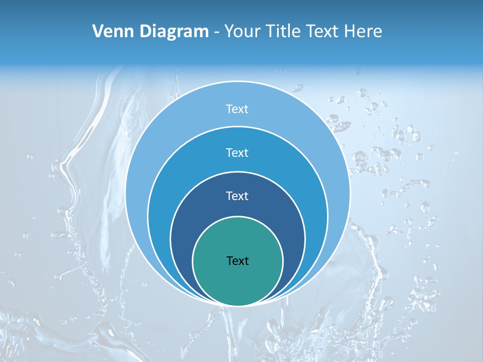 Water Splashes PowerPoint Template
