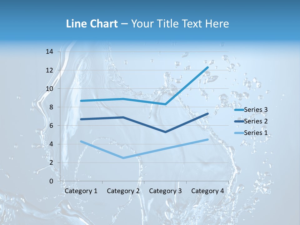 Water Splashes PowerPoint Template