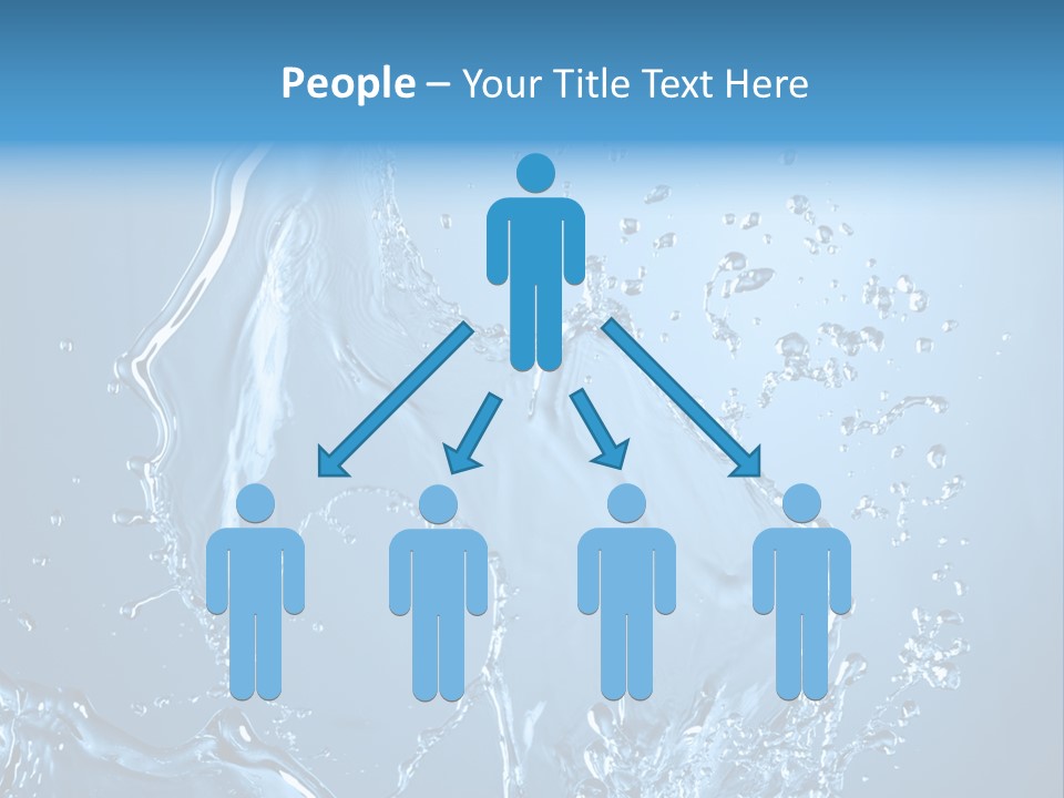 Water Splashes PowerPoint Template