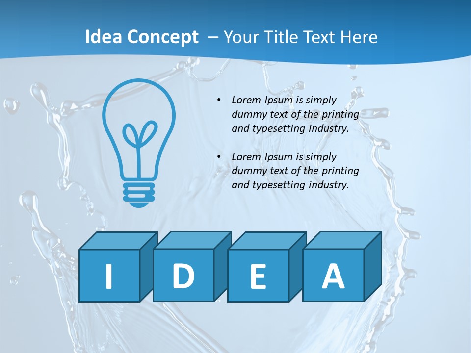 Splash PowerPoint Template
