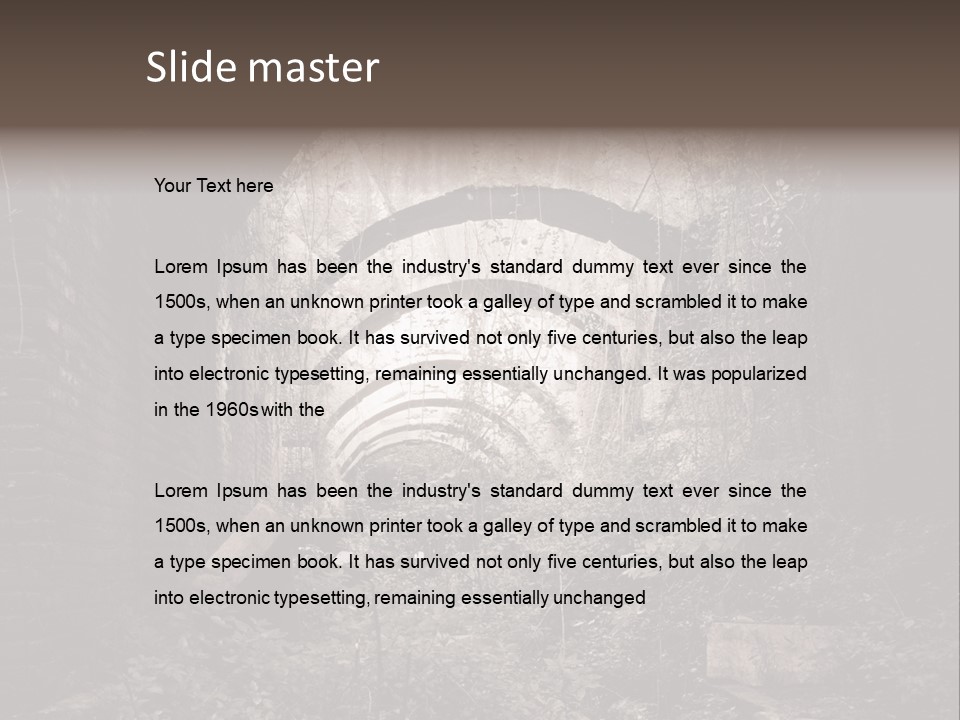 Amphitheater Santa Maria Capua Vetere PowerPoint Template